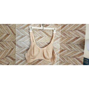 Women Nude Bali Double Support Cool Comfort Wireless Bra Size 44C 0044